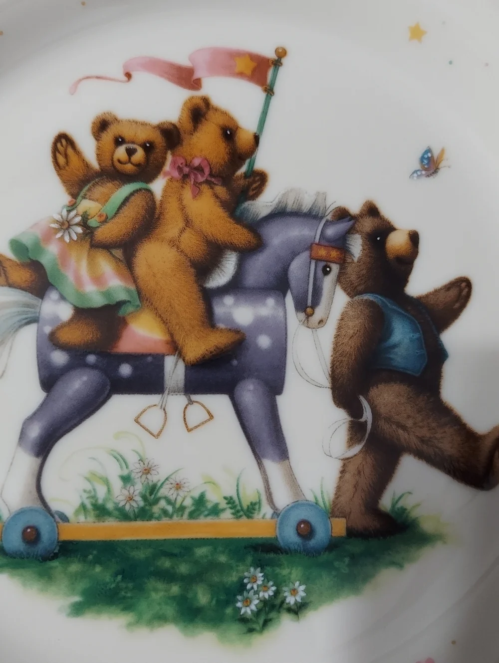 Vintage Lenox China Bears Heirloom Collection 3 Piece Set